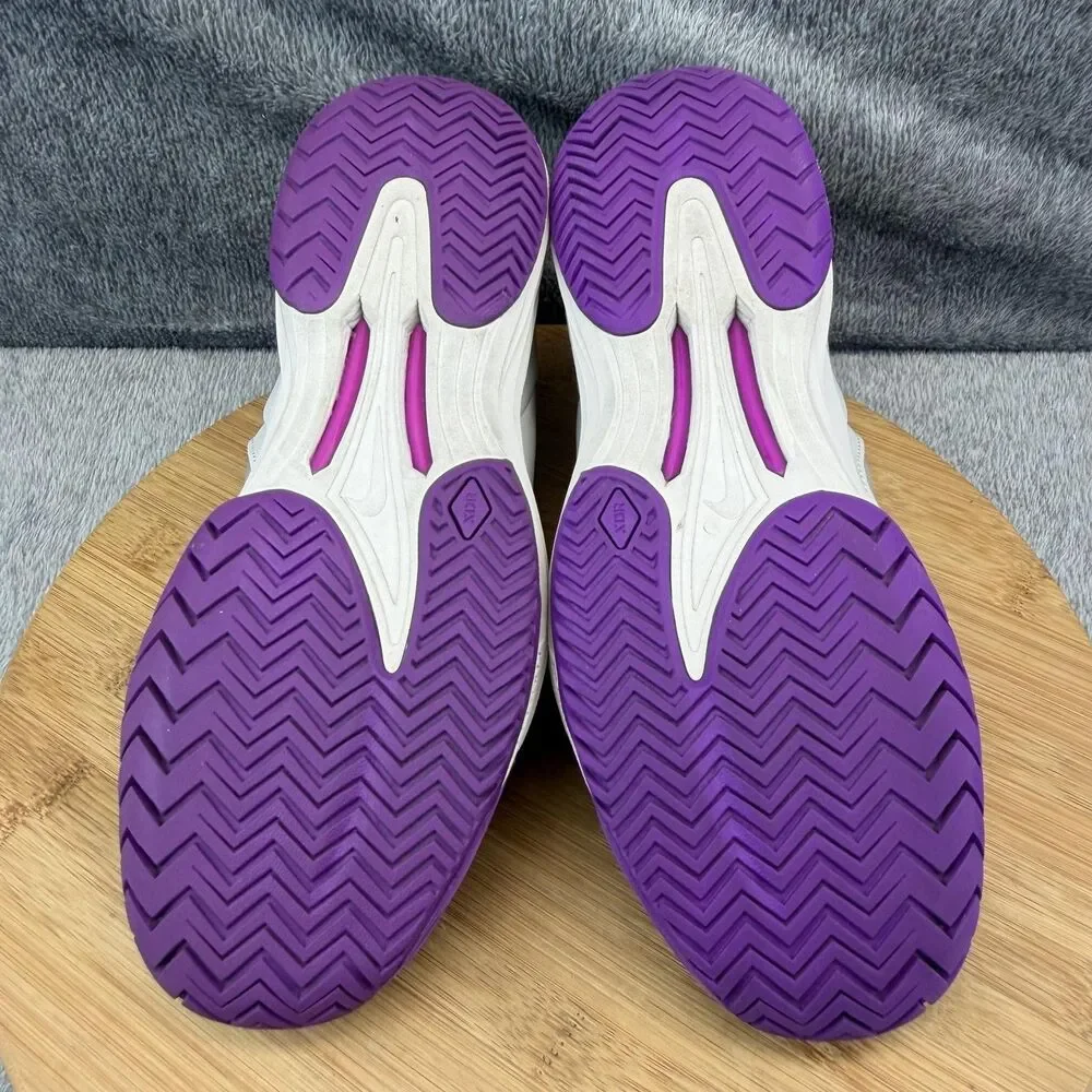 Nike Lunar Ballistec Shoes Womens Size 7.5 White Tennis Sneakers 705291-001